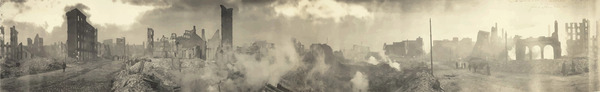 Product picture Baltimore Fire 1904 Panorama Print digitally restored - home